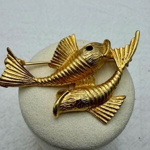 Vintage Koi Brooch